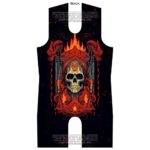 art deco skeleton 2 singlet