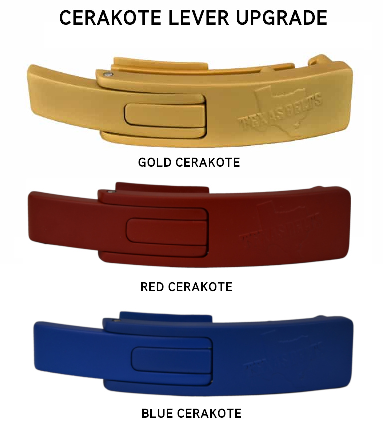 omega™ reversible suede lever bench belt – 4”x 2.5”
