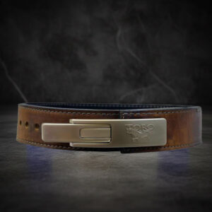 omega™ kodiak oiled leather lever bench belt – 2″