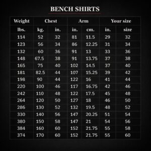 titan super katana bench shirt