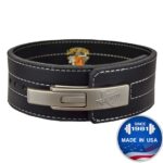 longhorn™ suede lever belt