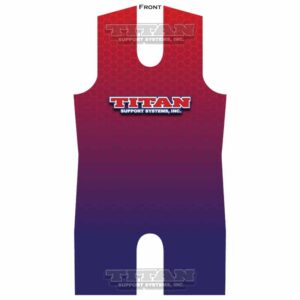 Red Honeycomb Singlet