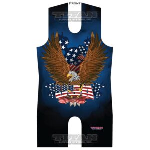 America Bald Eagle Patriot Singlet