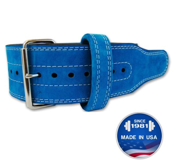 Brahma™ Suede Prong Belt 13 MM Blue