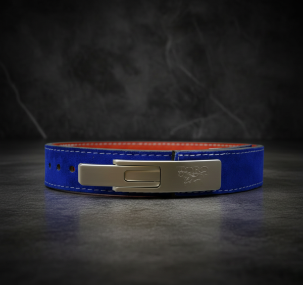 Reversible Suede Lever Bench Belt 2″